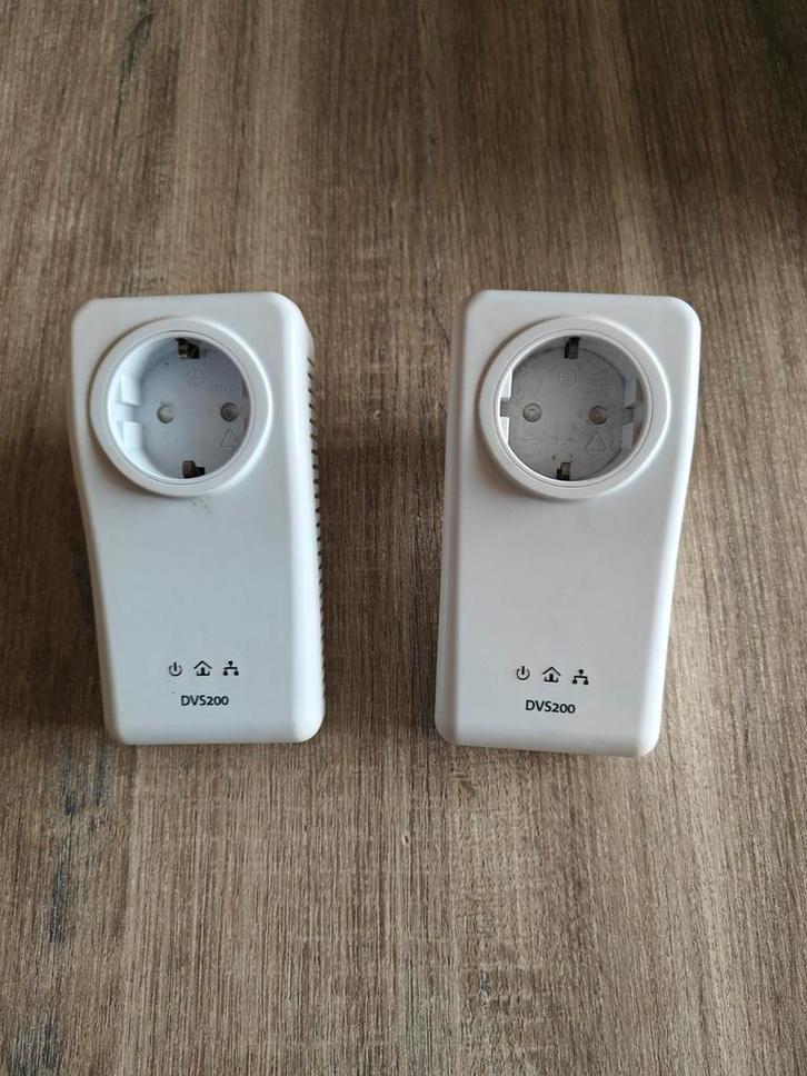 KPN DVS200 Powerline Adapters - Set van 2, Computers en Software, Powerlines, Gebruikt, Ophalen of Verzenden