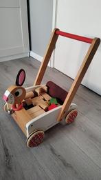 Janod houten loop wagentje konijn, Ophalen, Gebruikt, Rij- of Hobbelspeelgoed