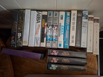 19x ABBA video banden VHS beschikbaar voor biedingen