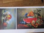 Gabor Toth 9 kunststof poster fruitdecoraties stillevens, Ophalen, Nieuw, A1 t/m A3, Overige onderwerpen