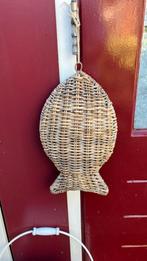 Rieten vis leuke deco voor binnen of buiten, Antiek en Kunst, Ophalen of Verzenden