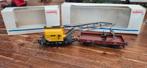 Marklin kraanwagen en bijwagen izgst!, Hobby en Vrije tijd, Modeltreinen | H0, Wisselstroom, Wagon, Ophalen of Verzenden, Zo goed als nieuw