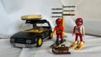 Vintage playmobil set wintersportauto 3693, Ophalen of Verzenden, Zo goed als nieuw, Complete set