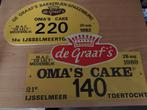 De Graaf's Bakkerijen Spakenburg Reclameborden, Ophalen of Verzenden