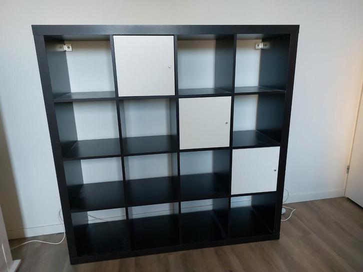 Ikea Kallax 16 vaks kast, Huis en Inrichting, Kasten | Vitrinekasten, Gebruikt, 150 tot 200 cm, 25 tot 50 cm, Overige houtsoorten