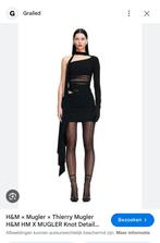 Mugler h&m jurk, Zwart, Nieuw, Ophalen of Verzenden, Maat 36 (S)