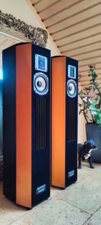 Quadral Aurum Montan Mk VI - Zuilspeaker Maple Satin-Black., Overige merken, Ophalen of Verzenden, Zo goed als nieuw, 120 watt of meer