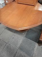 Blankeiken salontafel 8-kantig 100x100 cm, Ophalen, Gebruikt, Eikenhout