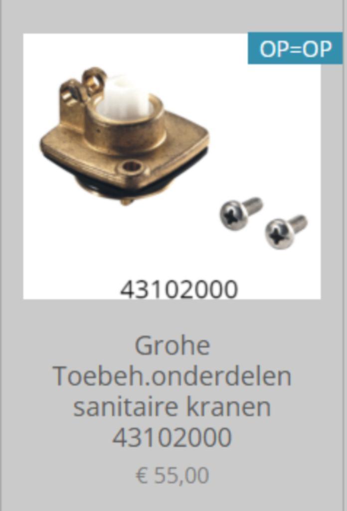 Grohe Toebeh.onderdelen sanitaire kranen 43102000, Doe-het-zelf en Verbouw, Sanitair, Nieuw, Toilet, Ophalen of Verzenden