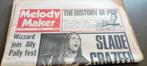 MELODY MAKER 2x (Slade-Jim Morrison-Frank Zappa - Dylan etc), Verzenden, Gelezen, Muziek, Film of Tv