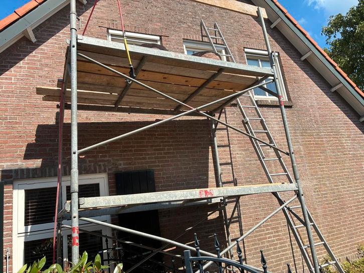 Te koop stapel steiger, Doe-het-zelf en Verbouw, Steigers, Zo goed als nieuw, Overige typen, Minder dan 2 meter, Ophalen of Verzenden