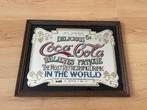 Coca Cola Reclame Spiegel, Antiek en Kunst, Antiek | Spiegels, Ophalen of Verzenden, Rechthoekig, Minder dan 50 cm, Minder dan 100 cm