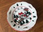 Mason's christmas village kerst ontbijtborden 20cm, Huis en Inrichting, Keuken | Servies, Ophalen of Verzenden, Zo goed als nieuw