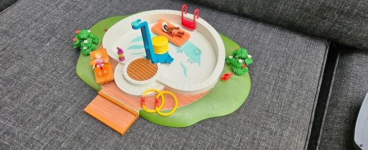 Playmobil Zwembad Set 9422 family fun!!, Kinderen en Baby's, Speelgoed | Playmobil, Gebruikt, Complete set, Ophalen of Verzenden