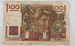 Frankrijk 100 Francs 1949 gebruikte staat, Verzenden, Frankrijk, Los biljet