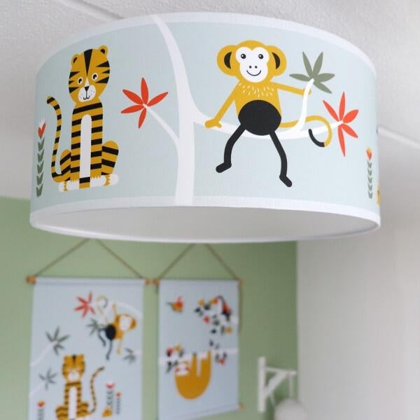 Plafondlamp Kinderlamp Lamp Jungle Oudgroen ANNIdesign, Kinderen en Baby's, Kinderkamer | Inrichting en Decoratie, Nieuw, Lamp