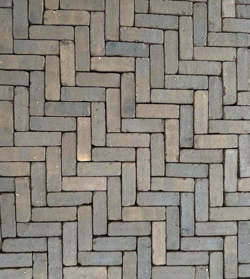 Gebakken Dikformaat Zwart/Bruin Getrommeld, Tuin en Terras, Tegels en Klinkers, Nieuw, Klinkers, Overige materialen, 10 m² of meer