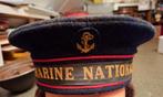 Franse WO2 marine cap / Frankrijk / marine nationale, Verzamelen, Militaria | Tweede Wereldoorlog, Ophalen of Verzenden, Marine