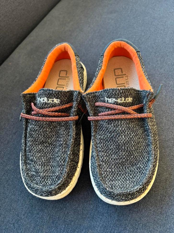Hey dude instappertjes maat 32, Kinderen en Baby's, Kinderkleding | Schoenen en Sokken, Zo goed als nieuw, Schoenen, Jongen, Ophalen