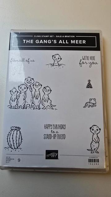 Stampin up stempelset the gang's all meer  beschikbaar voor biedingen