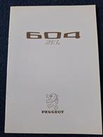 Brochure PEUGEOT 604 SL - 1976/NL., Peugeot, Ophalen of Verzenden, Zo goed als nieuw