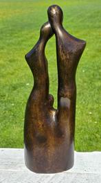 bronzen beeld / FAMILIE met 1 ,2 EN 3 KINDEREN, Antiek en Kunst, Kunst | Beelden en Houtsnijwerken, Ophalen of Verzenden
