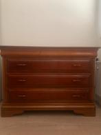 Massief kersenhouten ladekast/dressoir, Huis en Inrichting, Ophalen, 100 tot 150 cm, Zo goed als nieuw, 3 of 4 laden