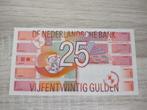 UNC biljet 25 gulden Roodborstje, 1989, Postzegels en Munten, Bankbiljetten | Nederland, Ophalen of Verzenden, 25 gulden