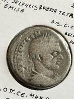 Syrië schaarse tetradrachme Macrinus, Postzegels en Munten, Munten | Azië, Midden-Oosten, Ophalen of Verzenden, Losse munt
