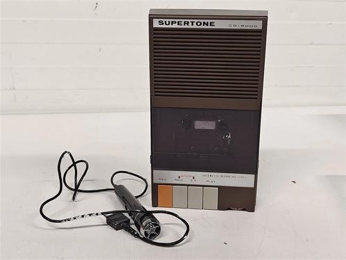 A6791 Vintage Supertone C8-5000 Cassette Recorder, Audio, Tv en Foto, Cassettedecks, Overige merken, Ophalen of Verzenden