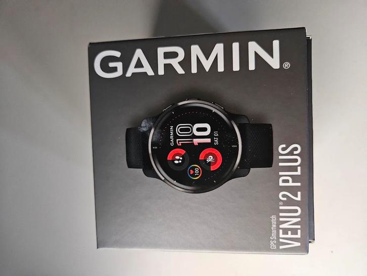 Garmin Venu 2 Plus, Sieraden, Tassen en Uiterlijk, Sporthorloges, Zo goed als nieuw, Android, Zwart, Ophalen