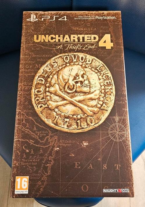 Uncharted 4 A Thief's End Collector's Edition (PS4) Mint, Spelcomputers en Games, Games | Sony PlayStation 4, Zo goed als nieuw