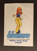 Vintage sticker: bloomers, makes every body happy!, Ophalen of Verzenden, Gebruikt, Overige typen