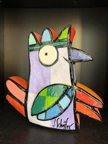 Jacqueline Schäfer - Vreemde Vogel sculptuur beschikbaar voor biedingen