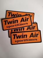 Vier stickers.  Twin Air sportfilters., Ophalen of Verzenden, Zo goed als nieuw