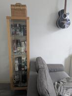 Vitrinekast, Ophalen, Minder dan 50 cm, Met deur(en), Glas