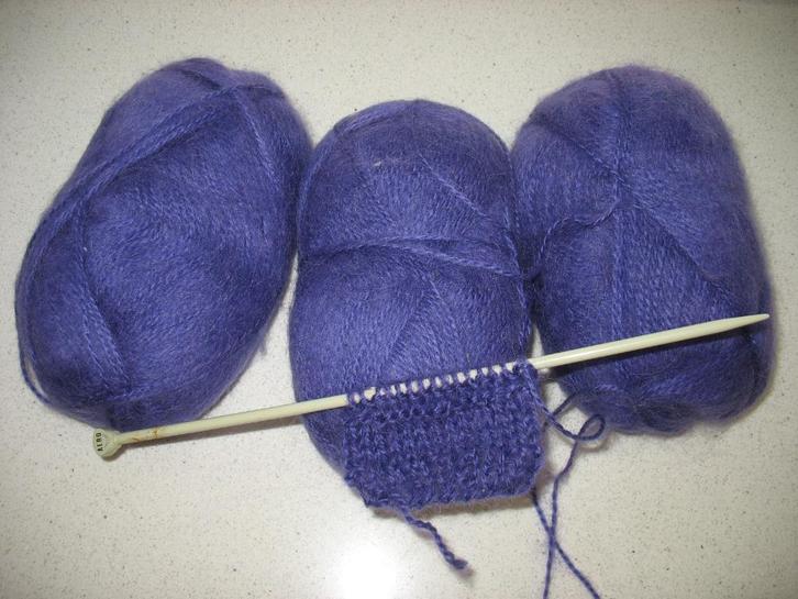 Breien en Haken Restantje Olympia 3 x Knot * Paars, Hobby en Vrije tijd, Breien en Haken, Breien of Haken, Wol of Garen, Ophalen of Verzenden