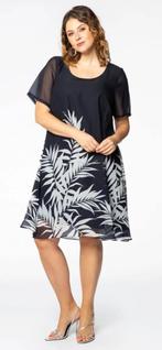 Yoek jurk 54/56 NIEUW, Kleding | Dames, Grote Maten, Verzenden, Nieuw, Zwart, Jurk