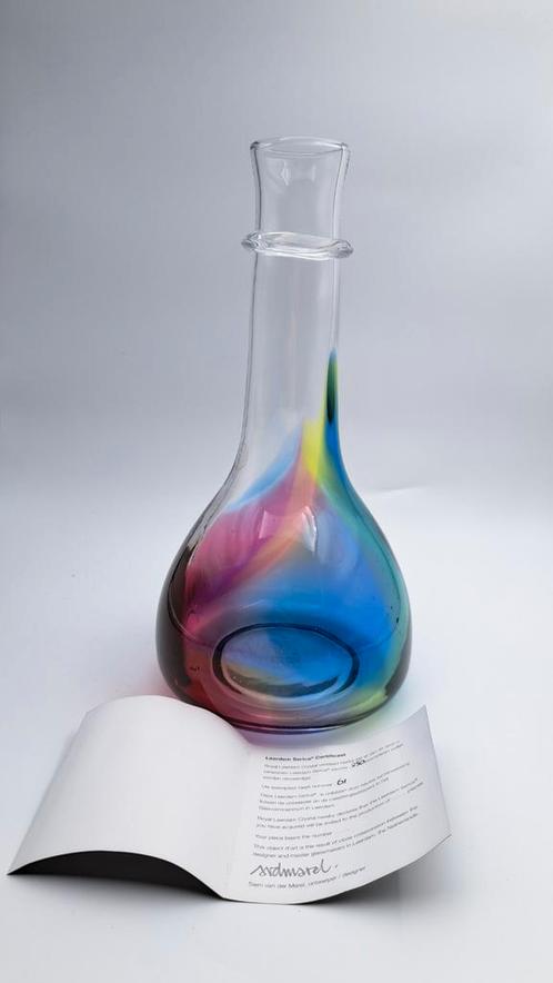 Rainbow Jubileum vaas Siem van der Marel, Antiek en Kunst, Antiek | Glas en Kristal, Ophalen of Verzenden
