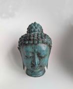 'Boeddhabeeld metaal turquoise, boeddha hoofd, Ophalen of Verzenden, Zo goed als nieuw