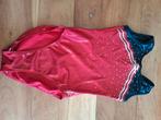 Mooi Turnpakje - Rood/Zwart - Maat AXL, Sport en Fitness, Turnen, Ophalen of Verzenden, Zo goed als nieuw, Turnpak(je), Rood