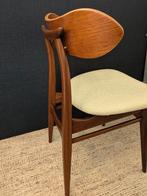 Louis van Teeffelen WEBE retro stoel Kastrup vintage design, Huis en Inrichting, Stoelen, Ophalen, Gebruikt, Deens design louis van teeffelen denmark made in hans wegner