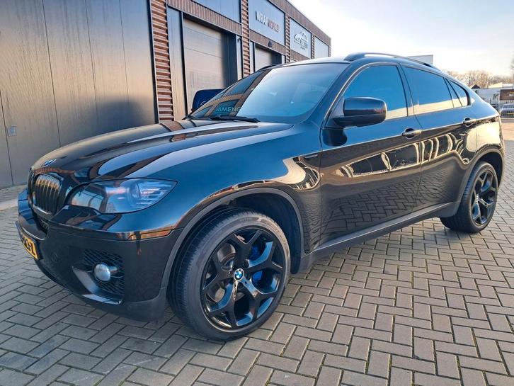 BMW X6 xDrive35i High Executive zwart (youngtimer), Auto's, BMW, Particulier, X6, 4x4, Achteruitrijcamera, Airbags, Android Auto