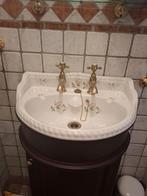 Heritage wasbak, Huis en Inrichting, Badkamer | Badkamermeubels, Gebruikt, Ophalen of Verzenden, Minder dan 100 cm, Wasbak of Wastafel