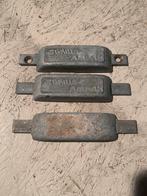 Set van 3x zinkanode roerhakanode, 14 centimeter, Ophalen of Verzenden
