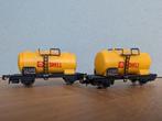 2x Lima Italy Shell Miniatuur Wagons, Ophalen of Verzenden