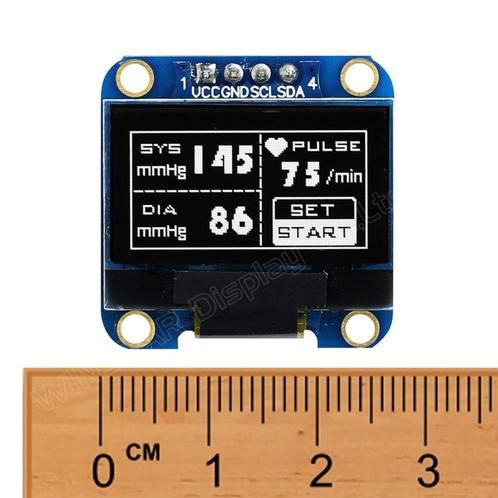 128 x 64 OLED display I2C - Wit 1.3Inch, Hobby en Vrije tijd, Elektronica-componenten, Nieuw, Ophalen of Verzenden