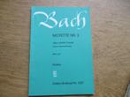 BACH - MOTETTE NR.3 -JESU MEINE FREUDE- PIANO/ORGEL + ZANG, Muziek en Instrumenten, Bladmuziek, Gebruikt, Zang, Klassiek, Ophalen of Verzenden