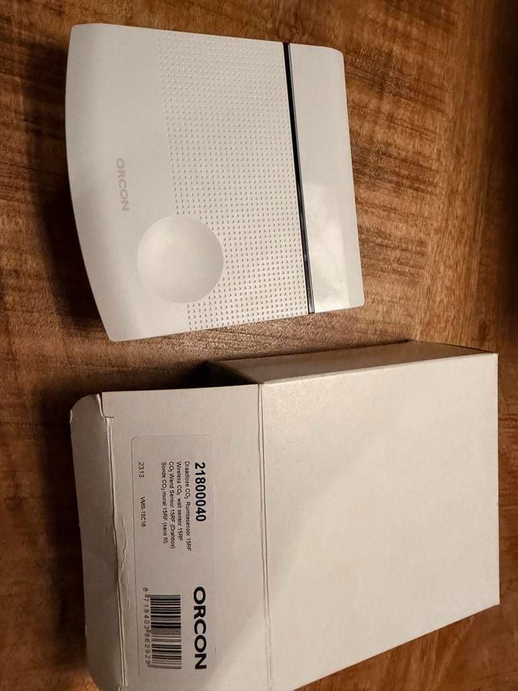 Orcon CO2 Ruimte Opnemer 15RF - Nieuw in Doos, Doe-het-zelf en Verbouw, Thermostaten, Nieuw, Ophalen of Verzenden