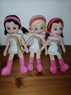 3 K3 knuffels met regenboog  jurk, Kinderen en Baby's, Speelgoed | Knuffels en Pluche, Ophalen of Verzenden